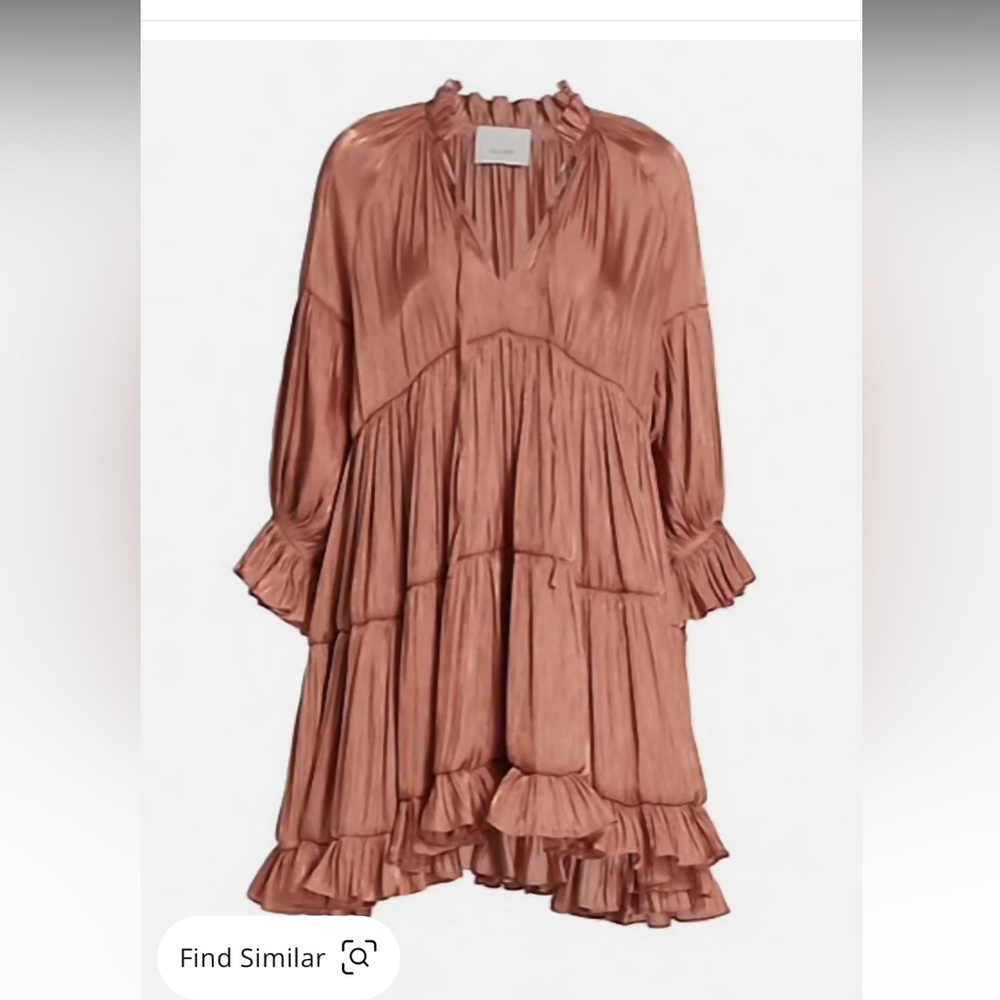 Cinq A Sept - Phyllis Dress In Dark Salmon SIZE 0